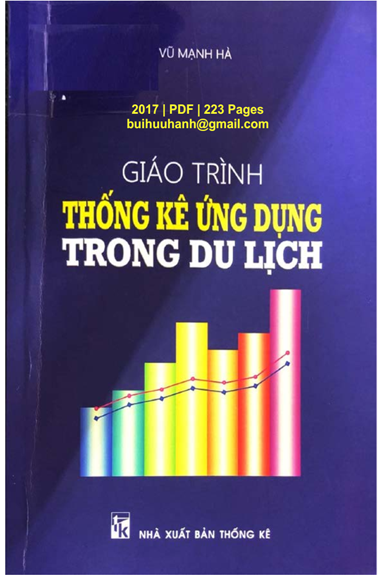 Giáo Trình Thống Kê Ứng Dụng Trong Du Lịch (NXB Thống Kê 2017) - Vũ Mạnh Hà, 223 Trang