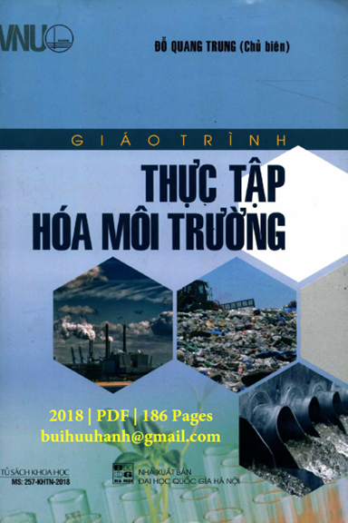 Giáo Trình Thực Tập Hóa Môi Trường (NXB Đại Học Quốc Gia 2018) - Đỗ Quang Trung, 218 Trang