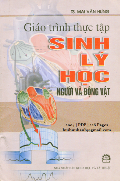 Giáo Trình Thực Tập Sinh Lý Học Người Và Động Vật (NXB Khoa Học Kỹ Thuật 2004) - Mai Văn Hưng