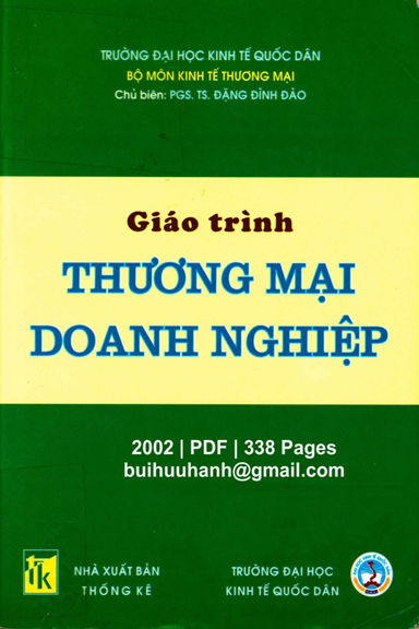Giáo Trình Thương Mại Doanh Nghiệp (NXB Thống Kê 2002) - Đặng Đình Đào, 338 Trang