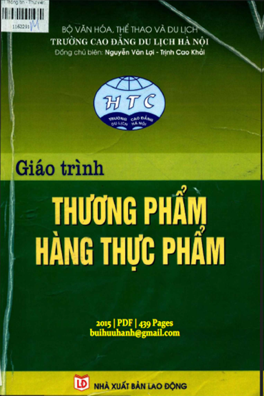 Giáo Trình Thương Phẩm Hàng Thực Phẩm (NXB Lao Động 2015) - Nguyễn Văn Lợi, 439 Trang