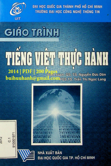 Giáo Trình Tiếng Việt Thực Hành (NXB Đại Học Quốc Gia 2012) - Nguyễn Đức Dân, 200 Trang