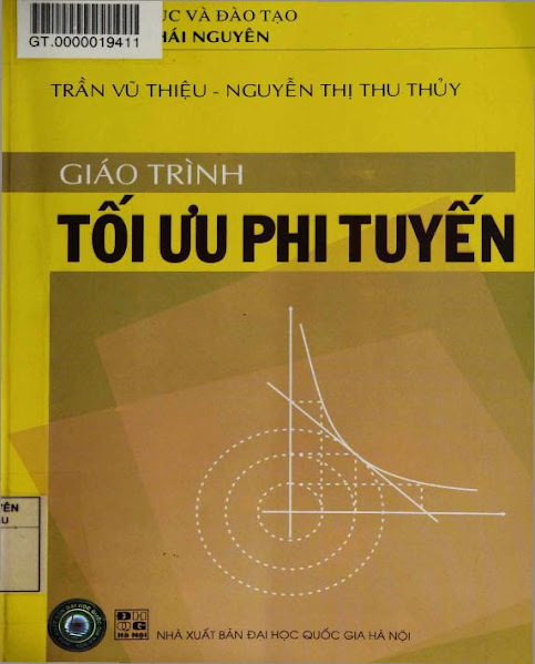 Giáo Trình Tối Ưu Phi Tuyến (NXB Đại Học Quốc Gia 2011) - Trần Vũ Thiệu, 351 Trang