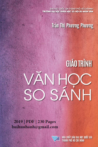 Giáo Trình Văn Học So Sánh (NXB Đại Học Quốc Gia 2019) - Trần Thị Phương Phương, 230 Trang