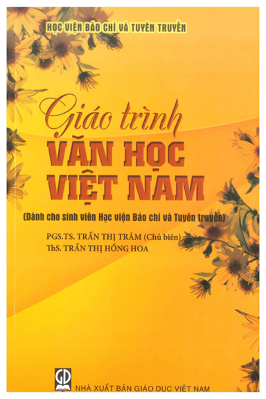 Giáo Trình Văn Học Việt Nam (NXB Giáo Dục 2017) - Trần Thị Trâm, 205 Trang