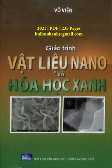 Giáo Trình Vật Liệu Nano Và Hóa Học Xanh (NXB Khoa Học Tự Nhiên 2021) - Võ Viễn, 235 Trang