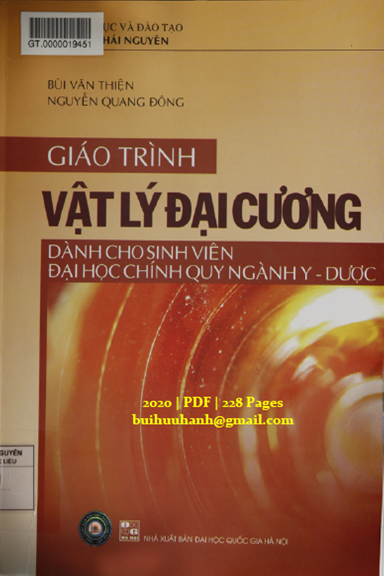 Giáo Trình Vật Lý Đại Cương (NXB Đại Học Quốc Gia 2010) - Bùi Văn Thiện, 228 Trang