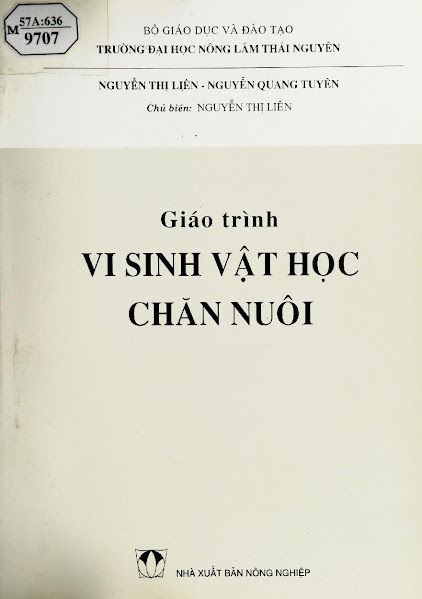 Giáo Trình Vi Sinh Vật Học Chăn Nuôi (NXB Nông Nghiệp 2000) - Nguyễn Thị Liên, 204 Trang