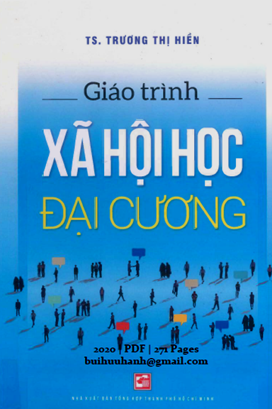 Giáo Trình Xã Hội Học Đại Cương (NXB Tổng Hợp 2020) - Trương Thị Hiền, 271 Trang