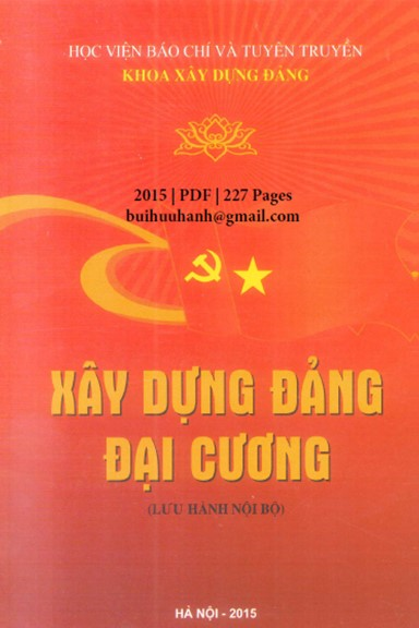 Giáo Trình Xây Dựng Đảng Đại Cương (NXB Hà Nội 2015) - Trần Thị Anh Đào, 227 Trang