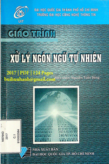 Giáo Trình Xử Lý Ngôn Ngữ Tự Nhiên (NXB Đại Học Quốc Gia 2017) - Nguyễn Tuấn Đăng, 124 Trang