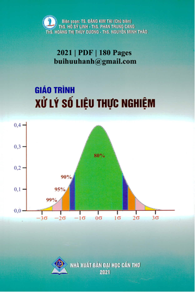 Giáo Trình Xử Lý Số Liệu Thực Nghiệm (NXB Đại Học Cần Thơ 2021) - Đặng Kim Tại, 180 Trang