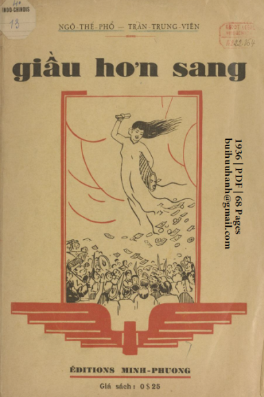 Giầu Hơn Sang (NXB Minh Phương 1936) - Ngô Thế Phổ, 68 Trang