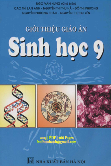 Giới Thiệu Giáo Án Sinh Học 9 (NXB Hà Nội 2013) - Ngô Văn Hưng, 266 Trang
