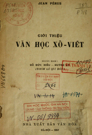 Giới Thiệu Văn Học Xô Viết (NXB Văn Hóa 1957) - Đỗ Đức Hiểu, 94 Trang