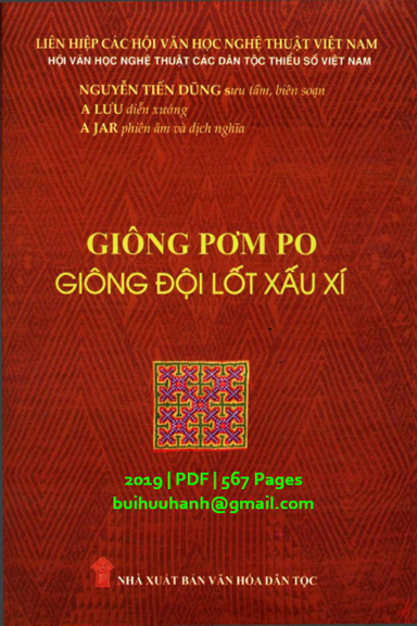 Giông Pơm Po-Giông Đội Lốt Xấu Xí (NXB Văn Hóa Dân Tộc 2019) - Nguyễn Tiến Dũng, 567 Trang