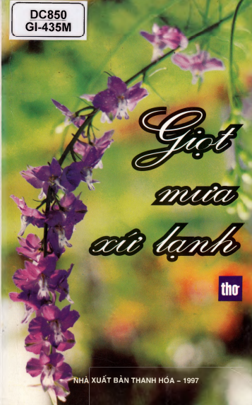 Giọt Mưa Xứ Lạnh (NXB Thanh Hóa 1997) - Lê Bá Cảnh, 87 Trang