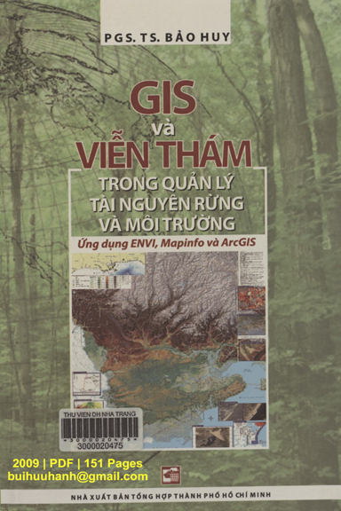 GIS Và Viễn Thám Trong Quản Lý Tài Nguyên Rừng Và Môi Trường (NXB Tổng Hợp 2009) - Bảo Huy