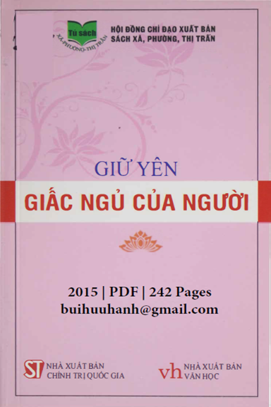 Giữ Yên Giấc Ngủ Của Người (NXB Chính Trị 2015) - Nguyễn Trí Huân, 242 Trang