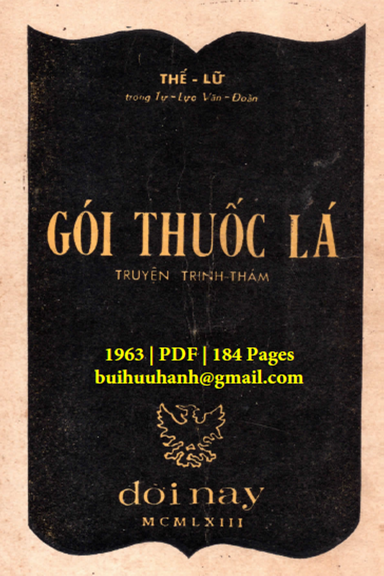 Gói Thuốc Lá (NXB Đời Nay 1963) - Thế Lữ, 184 Trang