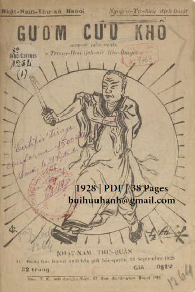 Gươm Cứu Khổ Cuốn 1-5 (NXB Nhật Nam 1928) - Nguyễn Tử Siêu, 178 Trang