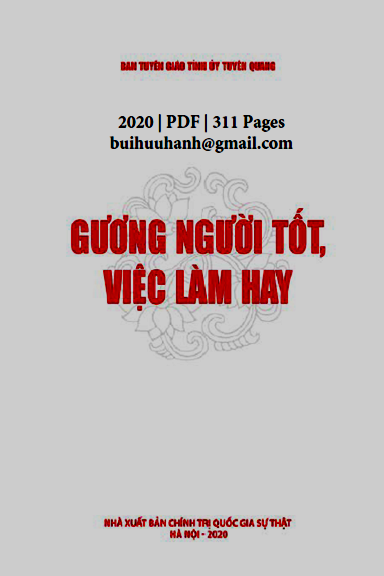 Gương Người Tốt, Việc Làm Hay (NXB Chính Trị 2020) - Lã Văn Hào, 311 Trang