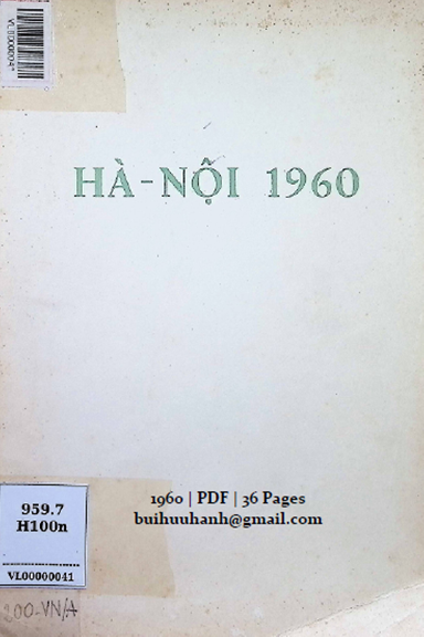 Hà Nội 1960 (NXB Hà Nội 1960) - Raymond Cauchetier, 36 Trang