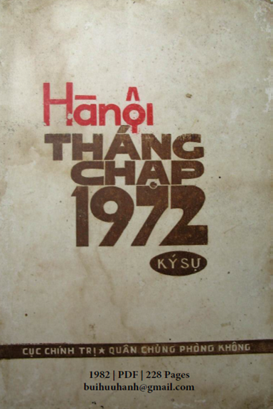 Hà Nội Tháng Chạp 1972 (NXB Hà Nội 1982) - Lưu Ngọc Chiến, 228 Trang