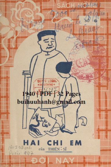 Hai Chị Em (NXB Đời Nay 1940) - Thiện Sĩ, 32 Trang