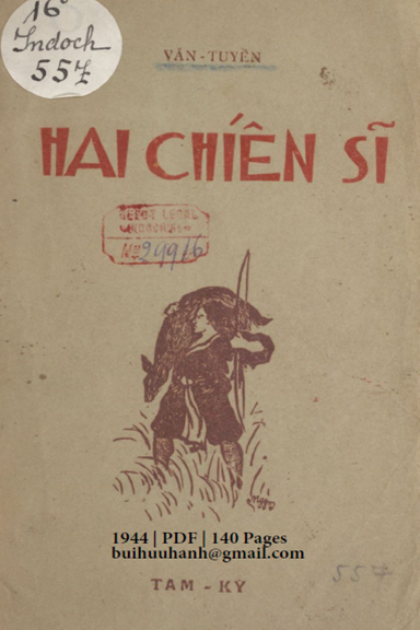 Hai Chiến Sĩ (NXB Tam Kỳ Thư Xã 1944) - Văn Tuyền, 140 Trang