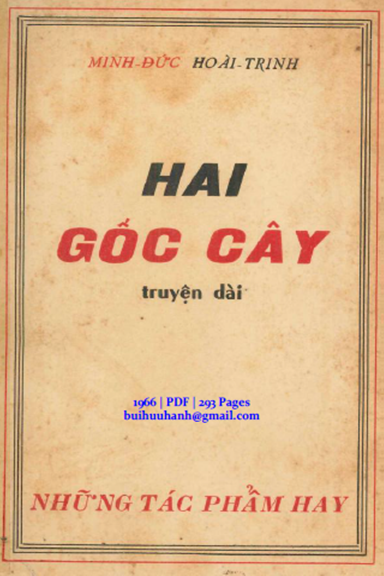 Hai Gốc Cây (NXB Đời Nay 1966) - Minh Đức Hoài Trinh, 293 Trang