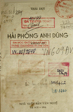 Hải Phòng Anh Dũng (NXB Văn Nghệ 1955) - Thái Duy, 56 Trang