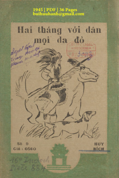 Hai Tháng Với Dân Mọi Da Đỏ (NXB Tam Kỳ Thư Xã 1945) - Huy Bích, 36 Trang