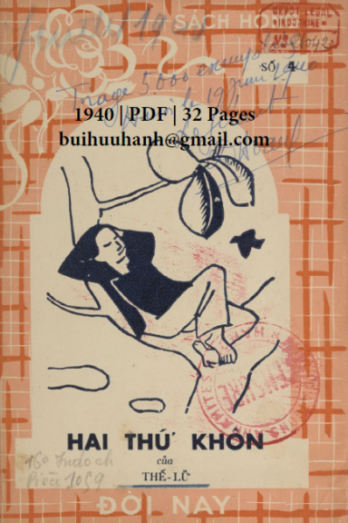 Hai Thứ Khôn (NXB Đời Nay 1940) - Thế Lữ, 32 Trang