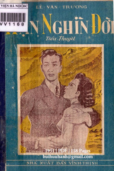 Hận Nghìn Đời (NXB Vĩnh Thịnh 1951) - Lê Văn Trương, 157 Trang