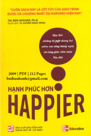 Hạnh Phúc Hơn (NXB Tổng Hợp 2009) - Dương Ngọc Dũng, 212 Trang