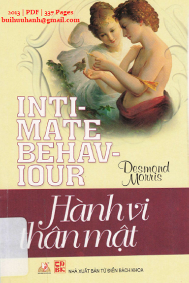 Hành Vi Thân Mật (NXB Từ Điển Bách Khoa 2013) - Desmond Morris, 337 Trang