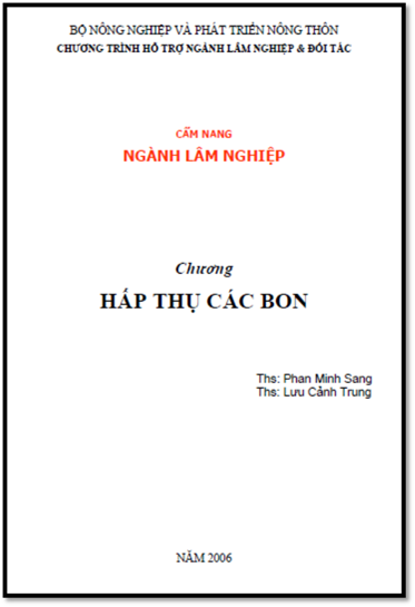 Hấp Thụ Các Bon (NXB Giao Thông Vận Tải 2006) - Phan Minh Sang, 85 Trang
