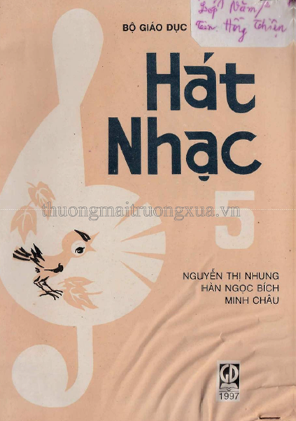 Hát Nhạc 5 (NXB Giáo Dục 1997) - Nguyễn Thị Nhung, 33 Trang