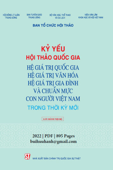 Hệ Giá Trị Quốc Gia, Hệ Giá Trị Văn Hóa, Hệ Giá Trị Gia Đình Và Chuẩn Mực Con Người Việt Nam