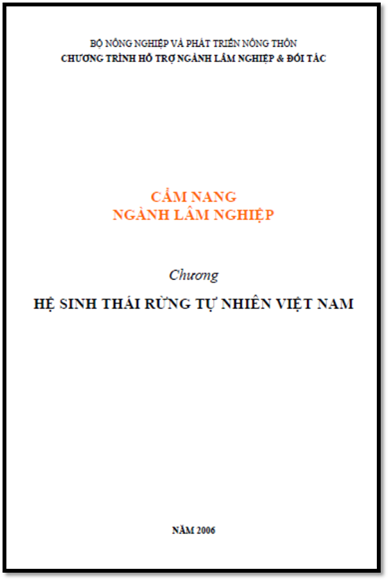 Hệ Sinh Thái Rừng Tự Nhiên Việt Nam (NXB Giao Thông Vận Tải 2006) - Phùng Ngọc Lan, 102 Trang
