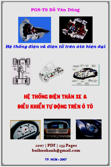 Hệ Thống Điện Thân Xe Và Điều Khiển Tự Động Trên Ô Tô (NXB Hồ Chí Minh 2007) - Đỗ Văn Dũng 233 Trang