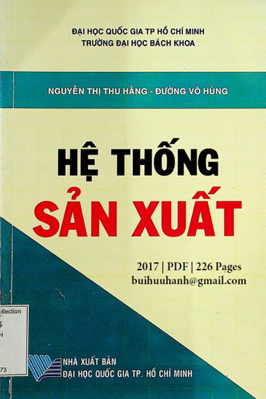 Hệ Thống Sản Xuất (NXB Đại Học Quốc Gia 2017) - Nguyễn Thị Thu Hằng, 226 Trang