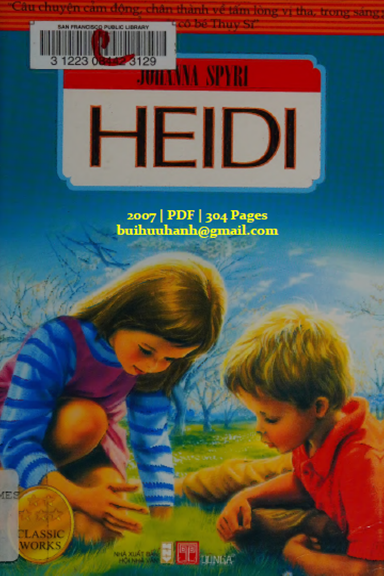 Heidi (NXB Hội Nhà Văn 2007) - Johanna Spyri, 304 Trang