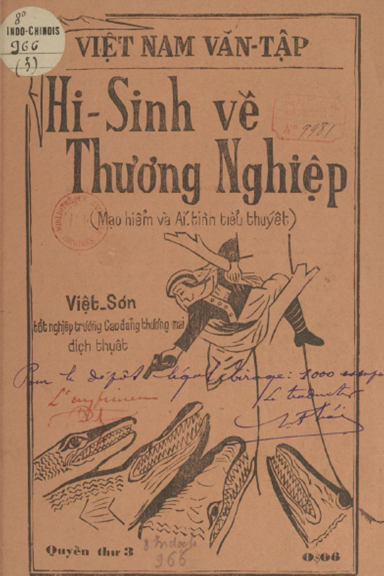 Hi Sinh Về Thương Nghiệp Quyển 3 (NXB Việt Nam Văn Tập 1928) - Việt Sơn, 20 Trang