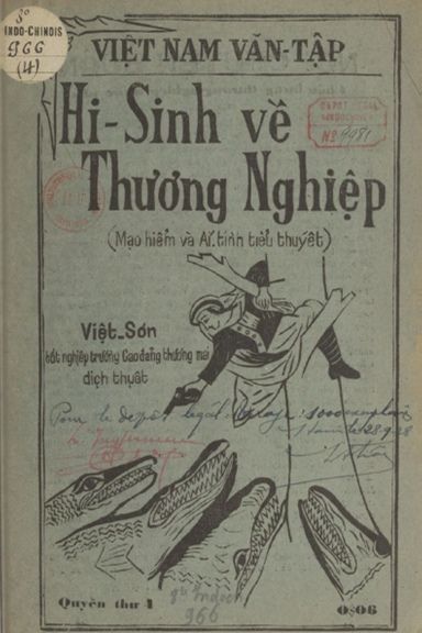 Hi Sinh Về Thương Nghiệp Quyển 4 (NXB Việt Nam Văn Tập 1928) - Việt Sơn, 20 Trang