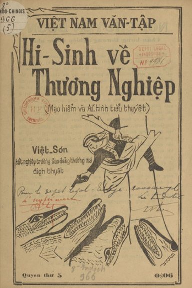 Hi Sinh Về Thương Nghiệp Quyển 5 (NXB Việt Nam Văn Tập 1928) - Việt Sơn, 18 Trang