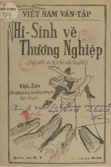 Hi Sinh Về Thương Nghiệp Quyển 6+7 (NXB Việt Nam Văn Tập 1928) - Việt Sơn, 36 Trang