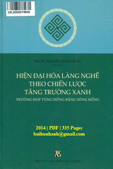Hiện Đại Hóa Làng Nghề Theo Chiến Lược Tăng Trưởng Xanh (NXB Khoa Học Xã Hội 2014)- Nguyễn Xuân Dũng