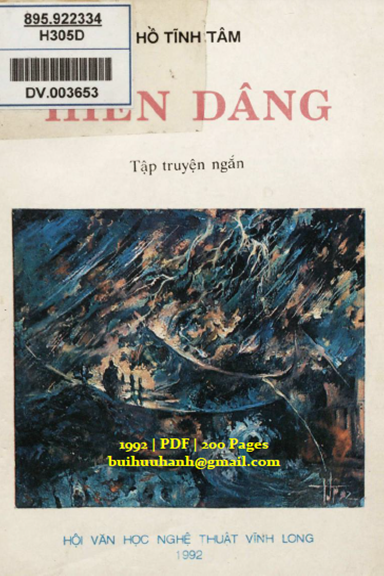 Hiến Dâng (NXB Vĩnh Long 1992) - Hồ Tĩnh Tâm, 200 Trang